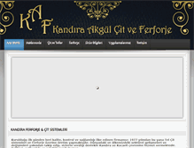 Tablet Screenshot of kandiraferforje.com